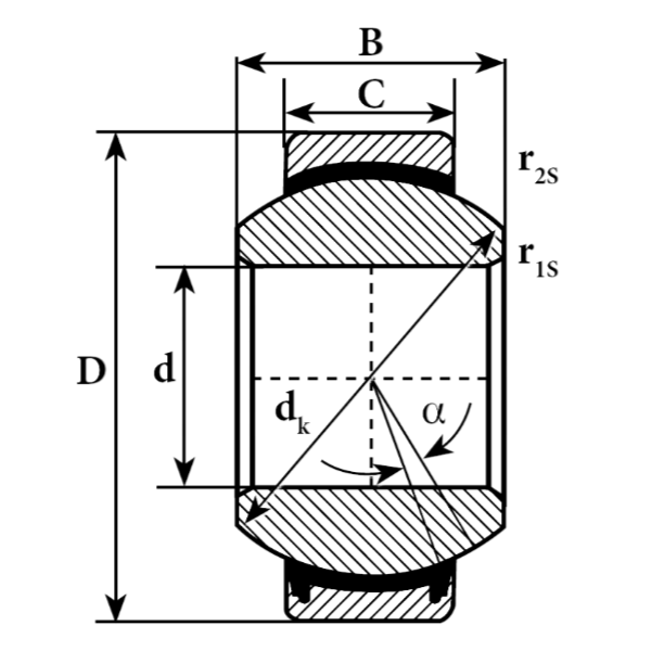 Подшипник GEG10C TECHNIX