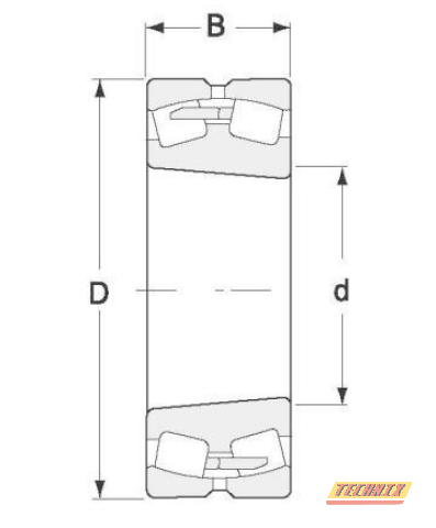 Подшипник 22228KCC/W33 (113528H) TECHNIX
