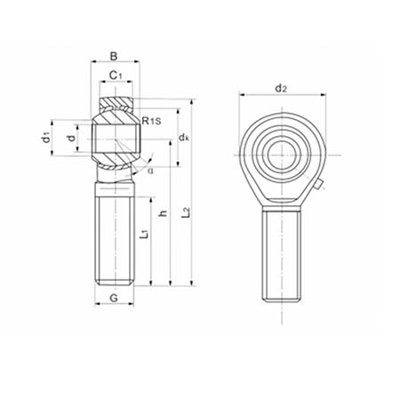 Шарнирный наконечник POS12 TECHNIX