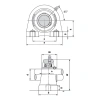 Подшипниковый узел UCPA208 LIGHT TECHNIX