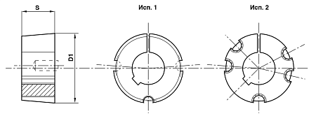 Втулка тапербуш 2012-50 мм TECHNIX