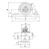 Подшипниковый узел UCP211 LIGHT TECHNIX