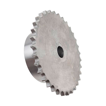 Звездочка нерж. со ступицей под расточку для цепи 16B-1, Z=18, 1" x 17,02 mm PS12X18 (PHS 16B-1 BSS1