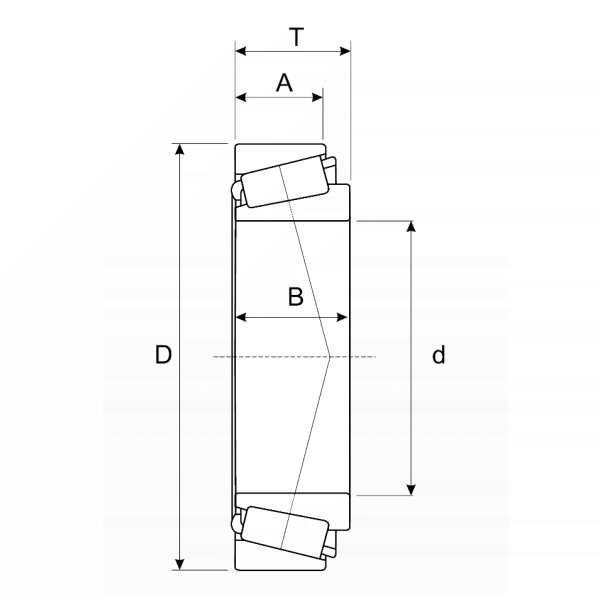 Подшипник 30672 роликовый TECHNIX