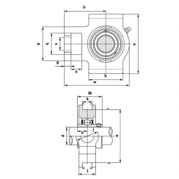 Подшипниковый узел UCT314 TECHNIX