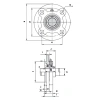 Подшипниковый узел UCFC214 LIGHT TECHNIX