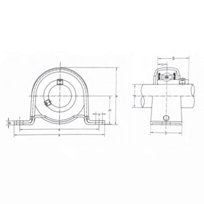 Подшипниковый узел SBPP205 TECHNIX