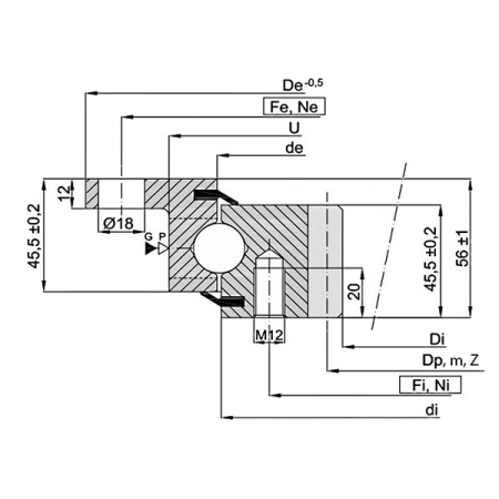 ОПУ фланцевая серия ZBL.20.1094.200-1SPTN TECHNIX