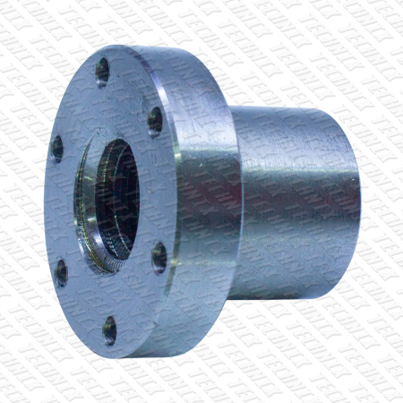 Гайка трапецеидальная с фланцем сталь SFR 32-6-D (диаметр 32 мм, шаг 6 мм) правая резьба TECHNIX PRO