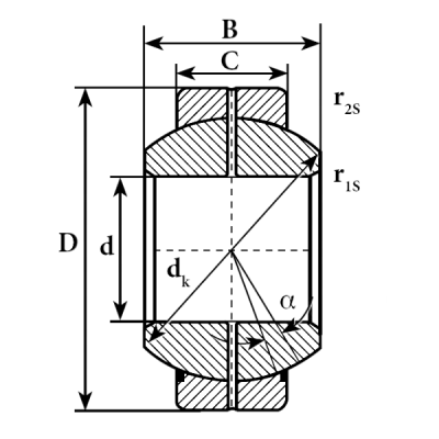 Подшипник GEG10E TECHNIX