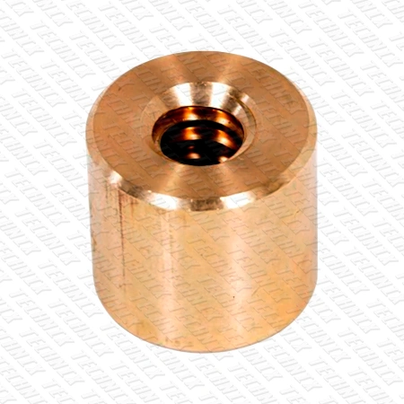 Гайка трапецеидальная латунь HPB59-8 LRM 24-5-D (диаметр 24 мм, шаг 5 мм) правая резьба TECHNIX PRO