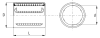 Линейный подшипник KH1630-PP TECHNIX 2
