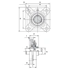 Подшипниковый узел UCF218 LIGHT TECHNIX