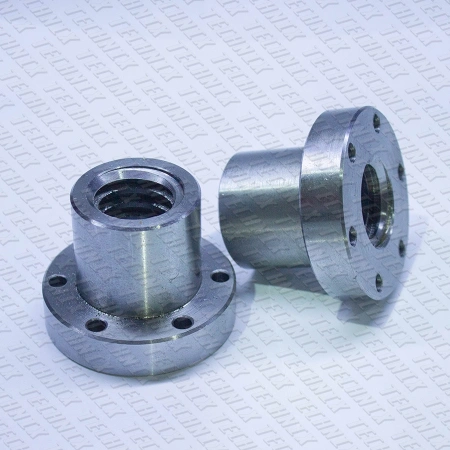 Гайка трапецеидальная с фланцем сталь SFR 80-10-D (диаметр 80 мм, шаг 10 мм) правая резьба TECHNIX PRO