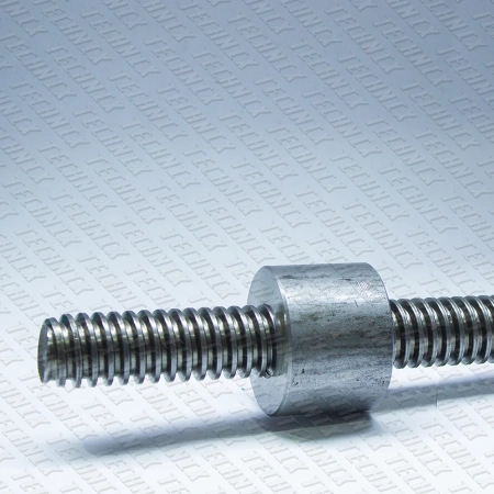 Гайка трапецеидальная сталь KSM 16-4-G (диаметр 16 мм, шаг 4 мм) левая резьба TECHNIX PRO