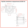 Линейный подшипник в сборе с корпусом SCS10-UU (SC10UU) TECHNIX