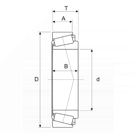 Подшипник 30307 роликовый TECHNIX