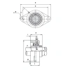 Подшипниковый узел UCFL212 TECHNIX