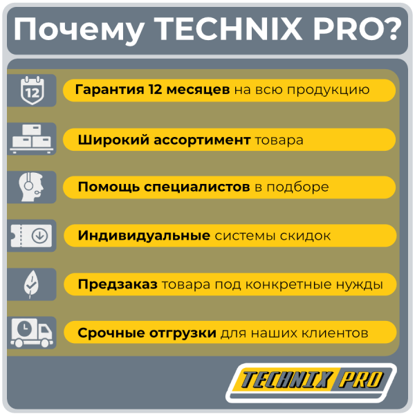 Трапецеидальный винт 25x5 TR правый (диаметр 25 мм, шаг 5 мм) С45 TECHNIX PRO